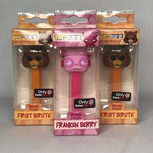 Funko‎ Pop Pez Franken Berry Fruit Brute Lot of 3 - Picture 6 of 13